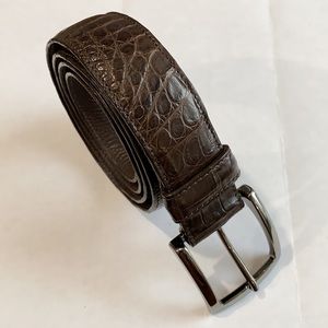 Santiago Gonzalez Genuine Caiman Crocodile Belt